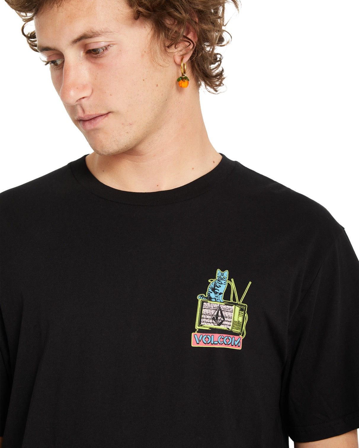 Volcom - T-Shirt - CATV - Black