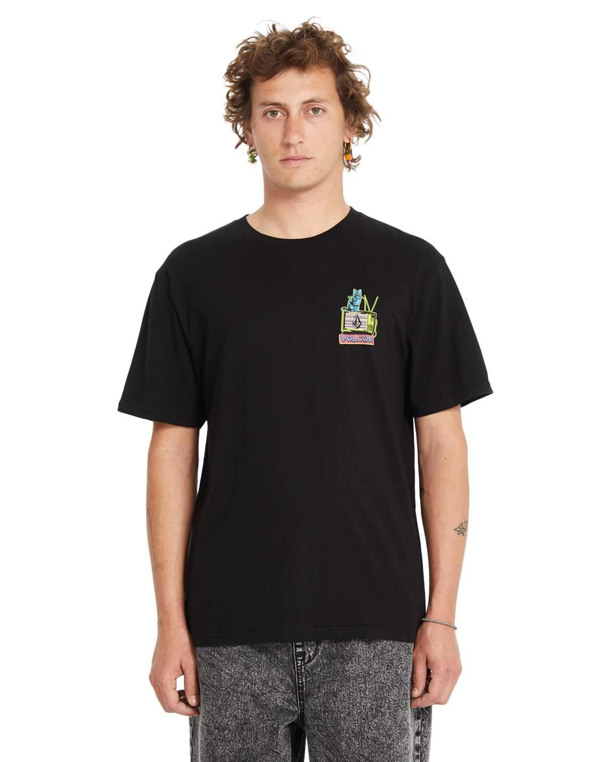 Volcom - T-Shirt - CATV - Black