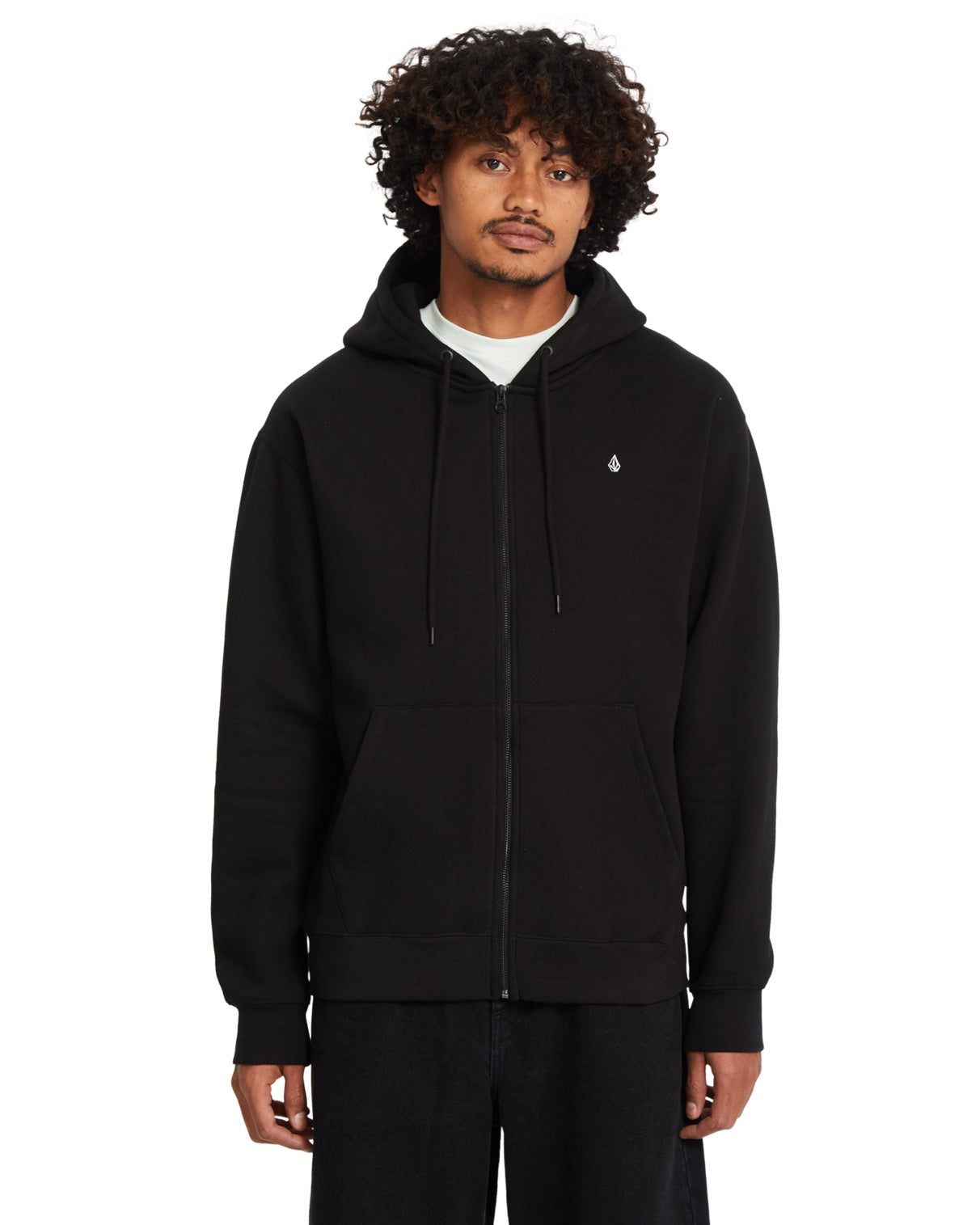 Volcom - Hoodie - Single Stone Zip - Black