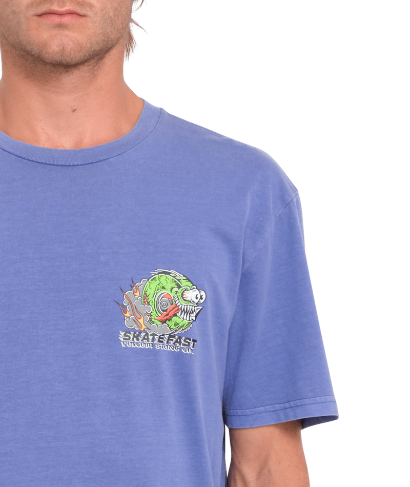 Volcom - T-Shirt - Crazee Wheel - Blue