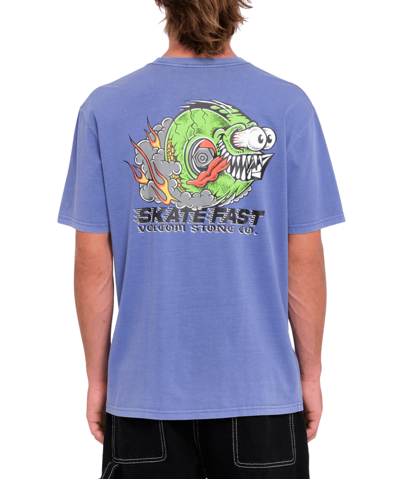 Volcom - T-Shirt - Crazee Wheel - Blue
