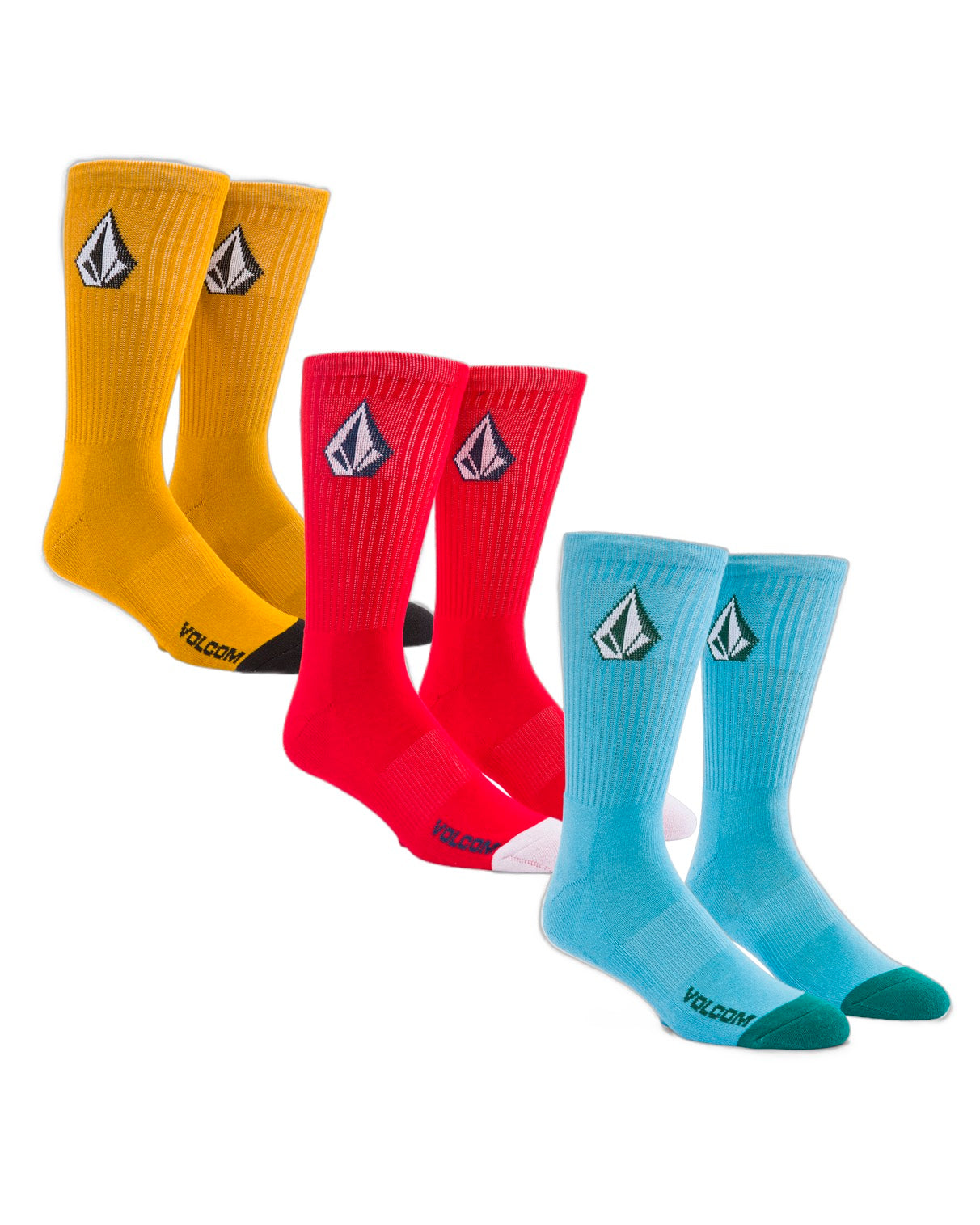 Volcom - Socks - Full Stone Mix - 3 Pack