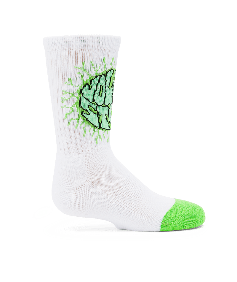 Volcom - Socks - Udder Space Sock - White - Childrens Size 2-4