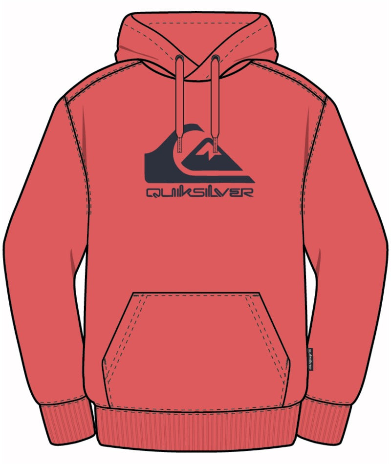 Quiksilver - Hoodie - Big Logo Hoodie - Spiced Coral