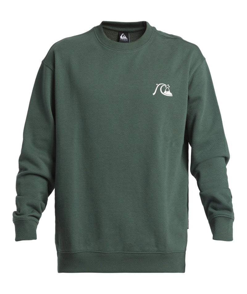Quiksilver - Sweatshirt - DNA Bubble Logo Crew - Forest