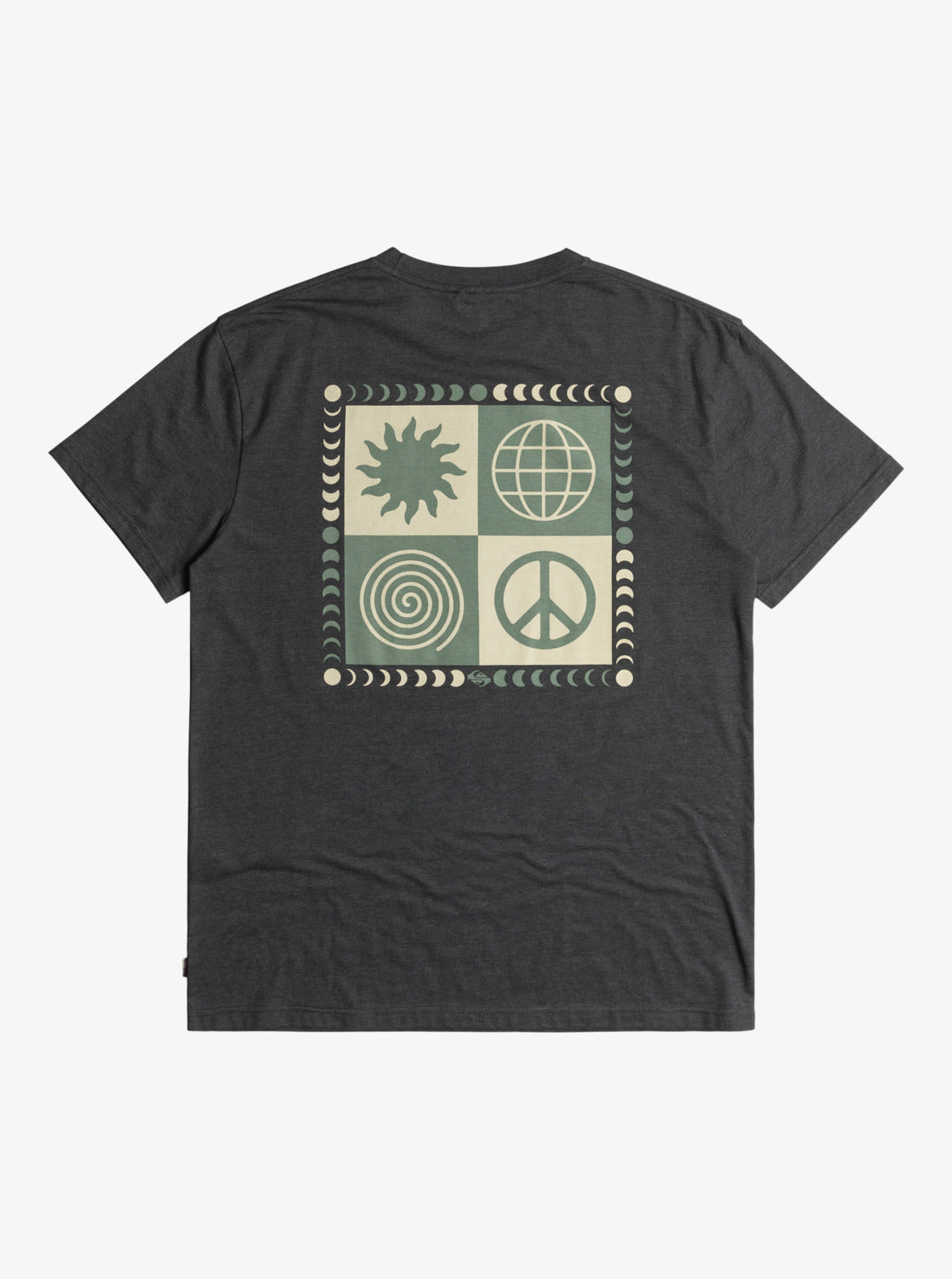 Quiksilver - T-Shirt - Peace Phase SS - Tarmac