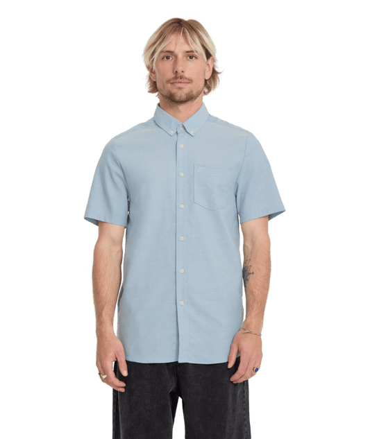Volcom - Shirt - Everett Oxford - Wrecked Indigo