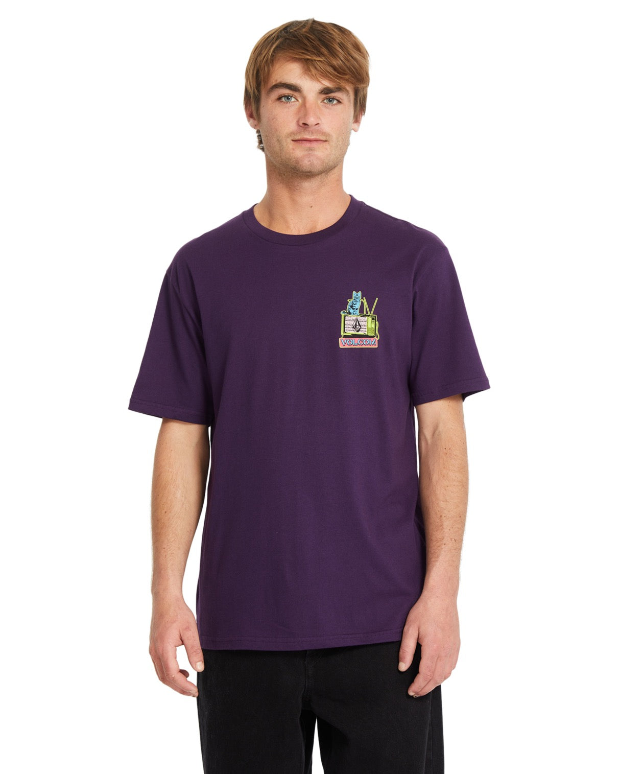 Volcom - T-Shirt - CATV - Grape Royale