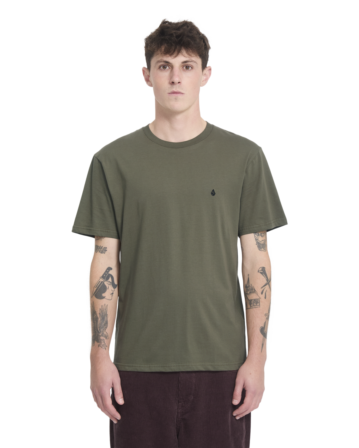 Volcom - T-Shirt - Stone Blanks - Wintermoss