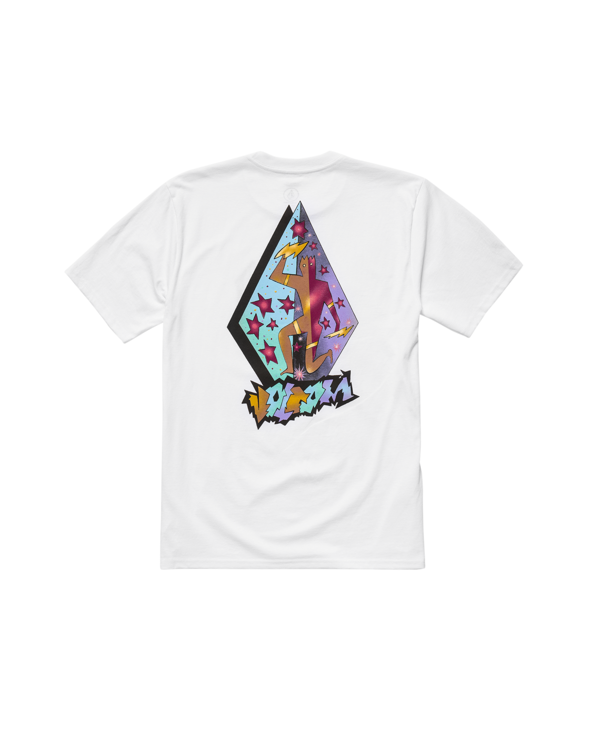 Volcom - T-Shirt - Star Shields - White