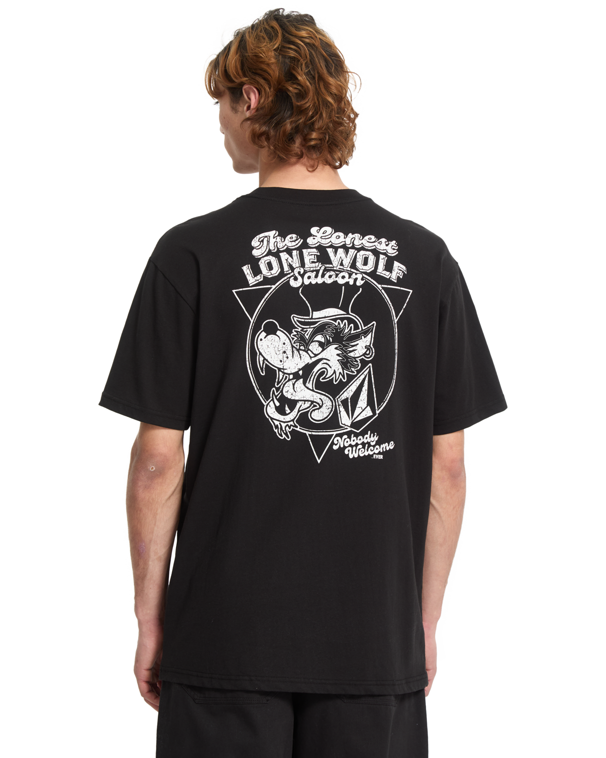 Volcom - T-Shirt - Solo Wolf - Black