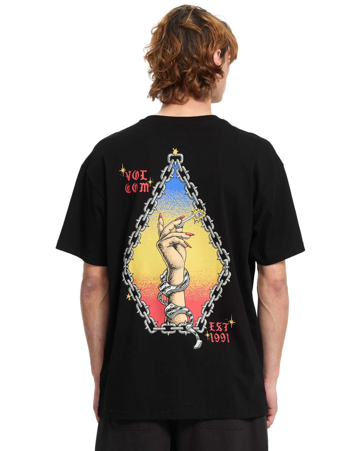 Volcom - T-Shirt - Daniel Shepard - Unlocked - Black