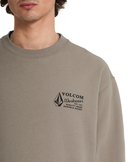 Volcom - Sweatshirt - Workwear Crew - Brindle