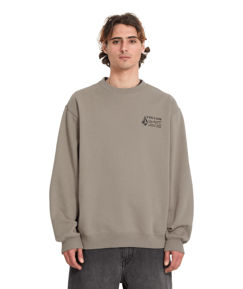 Volcom - Sweatshirt - Workwear Crew - Brindle