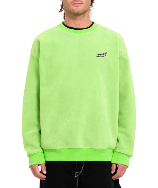 Volcom - Sweatshirt - Too Kool Crew - Electric Green