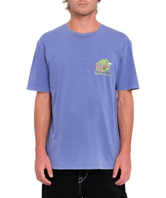 Volcom - T-Shirt - Crazee Wheel - Blue