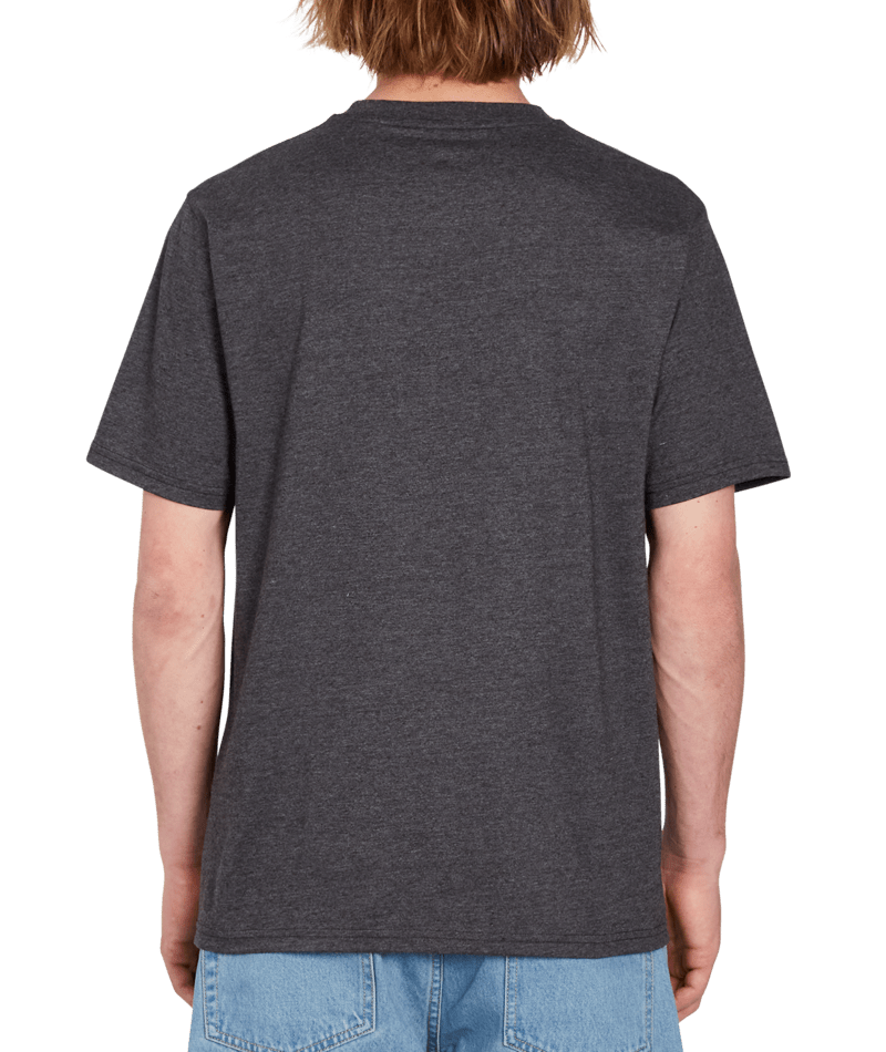 Volcom - T-Shirt - Circle Blanks - Heather Black