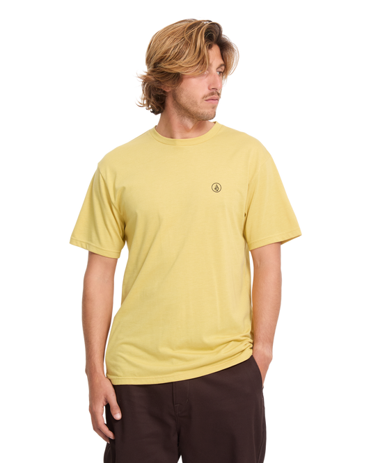 Volcom - T-Shirt - Circle Blanks - Mustard