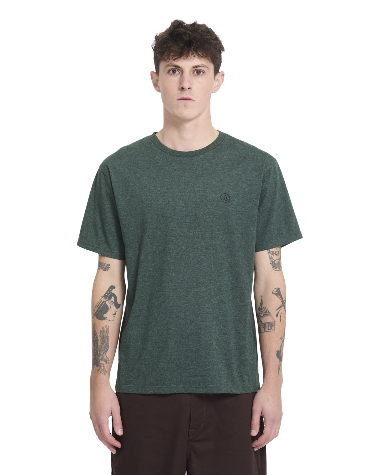 Volcom - T-Shirt - Circle Blanks - Scarab Green