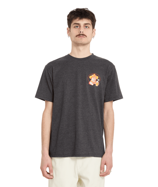 Volcom - T-Shirt - Meowdy - Heather Black