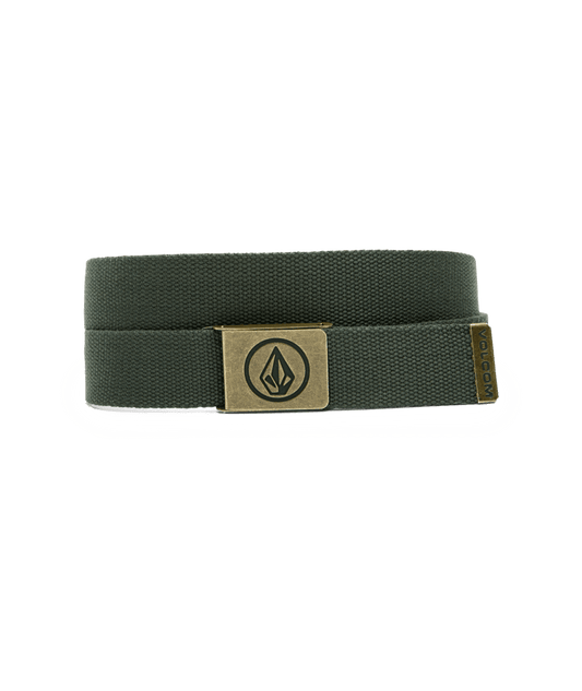 Volcom - Belt - Circle Web - Dark Forest