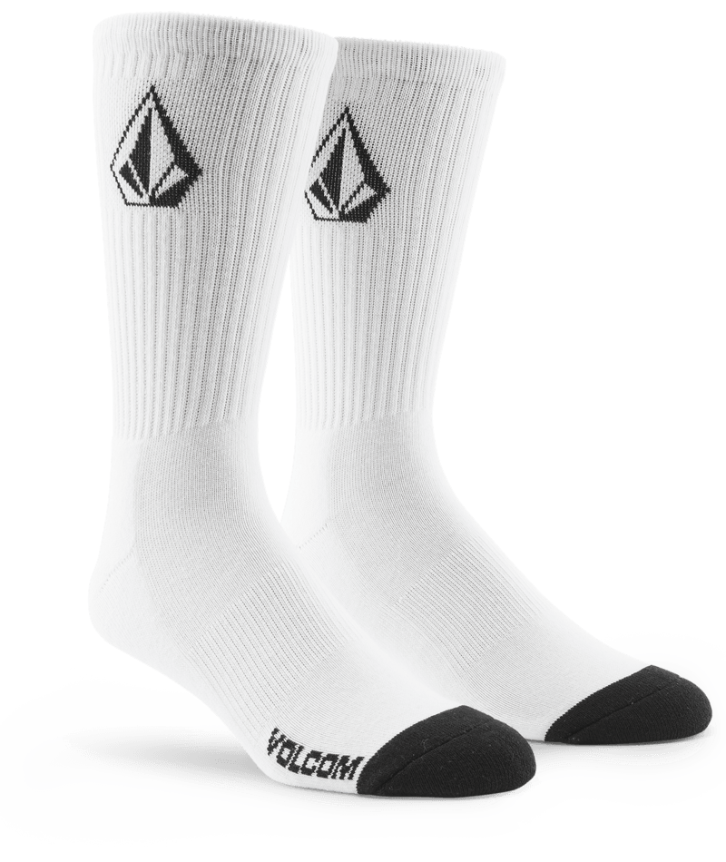Volcom - Socks - Full Stone Sock 3 Pack - White
