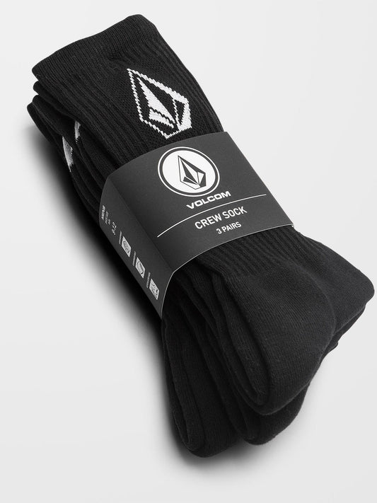Volcom - Socks - Full Stone (3 Pack) - Black