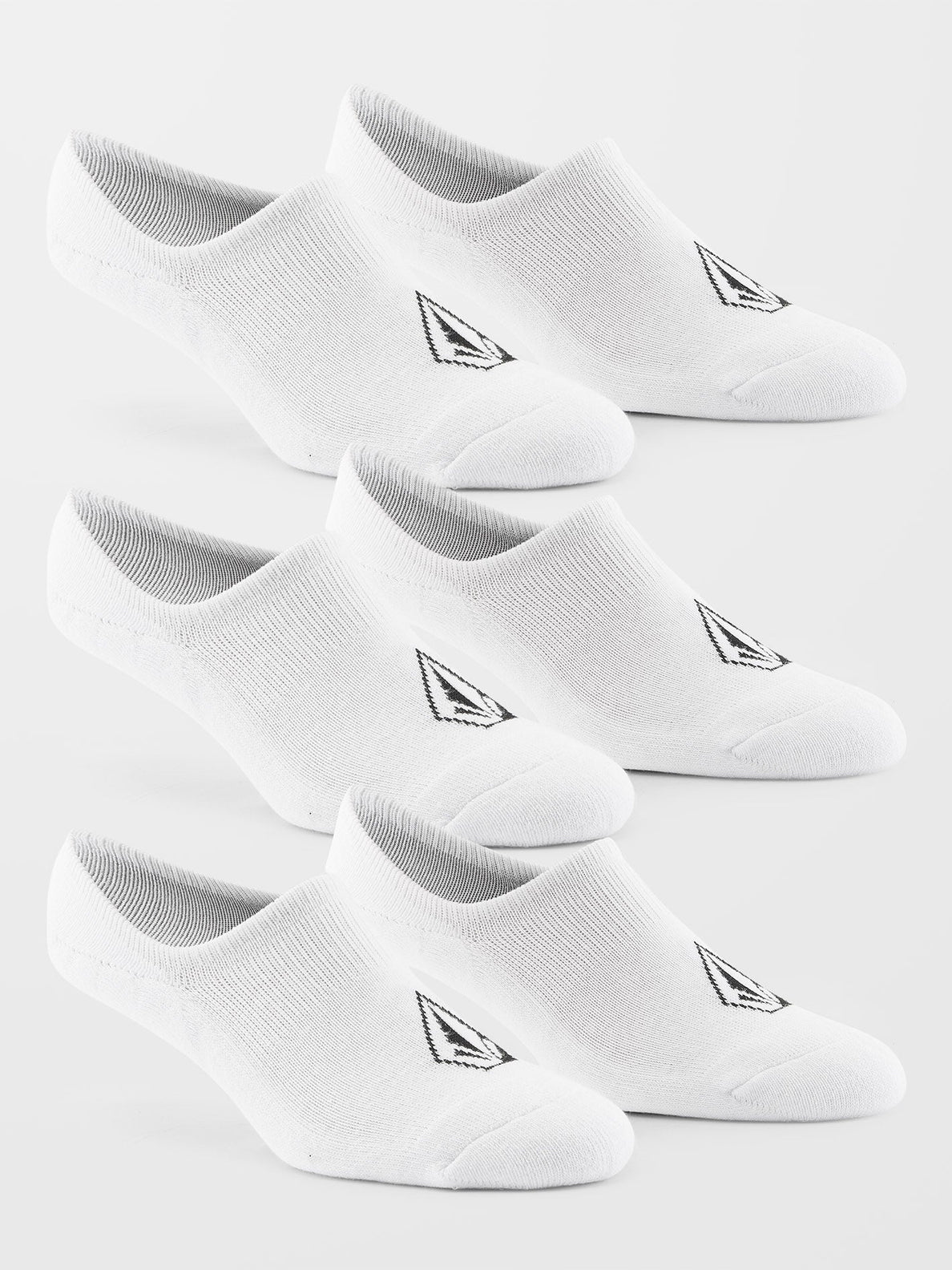 Volcom - Socks - No Show (3 Pack) - White