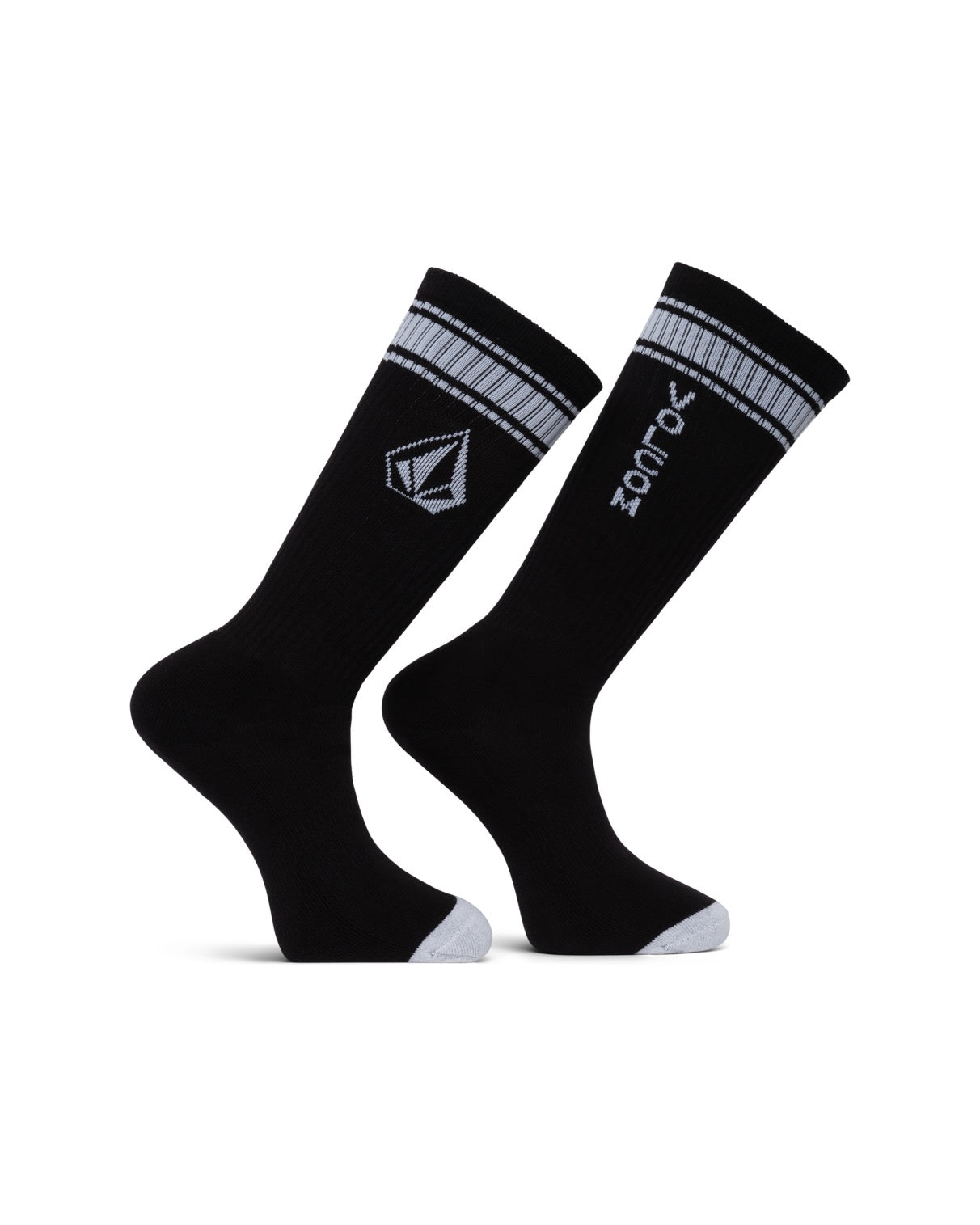 Volcom - Socks - High Stripe - Black