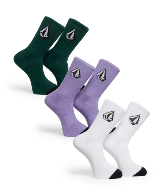 Volcom - Socks - Full Stone - 3 Pack - Multi