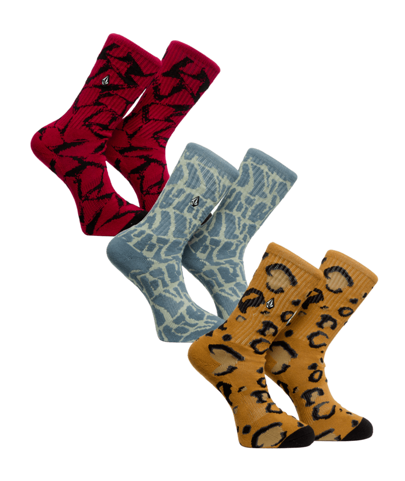 Volcom - Socks - Print Mixer 2 - 3 Pack