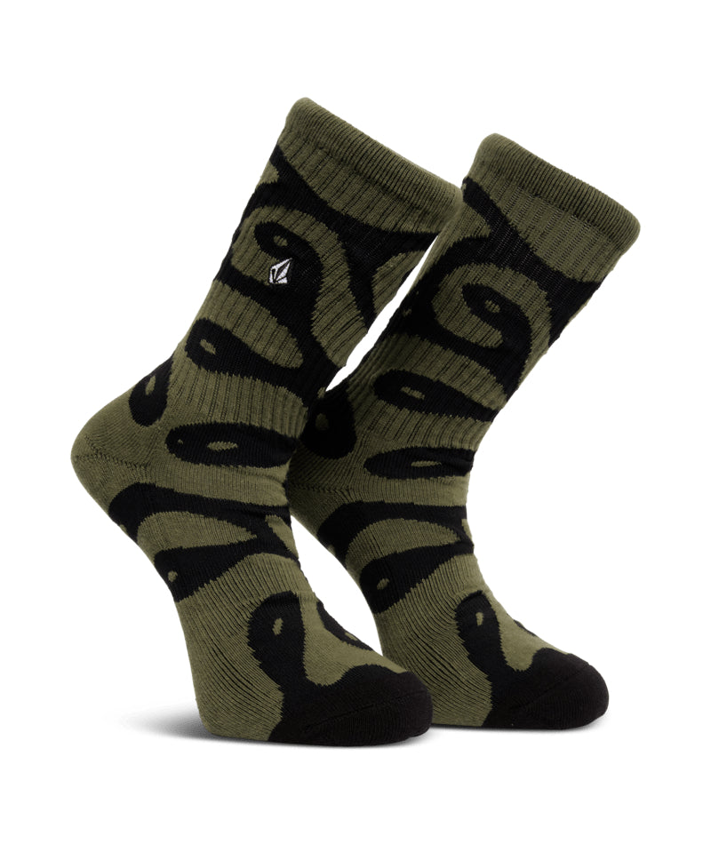 Volcom - Socks - FA Zephyr Sock PR - Wintermoss