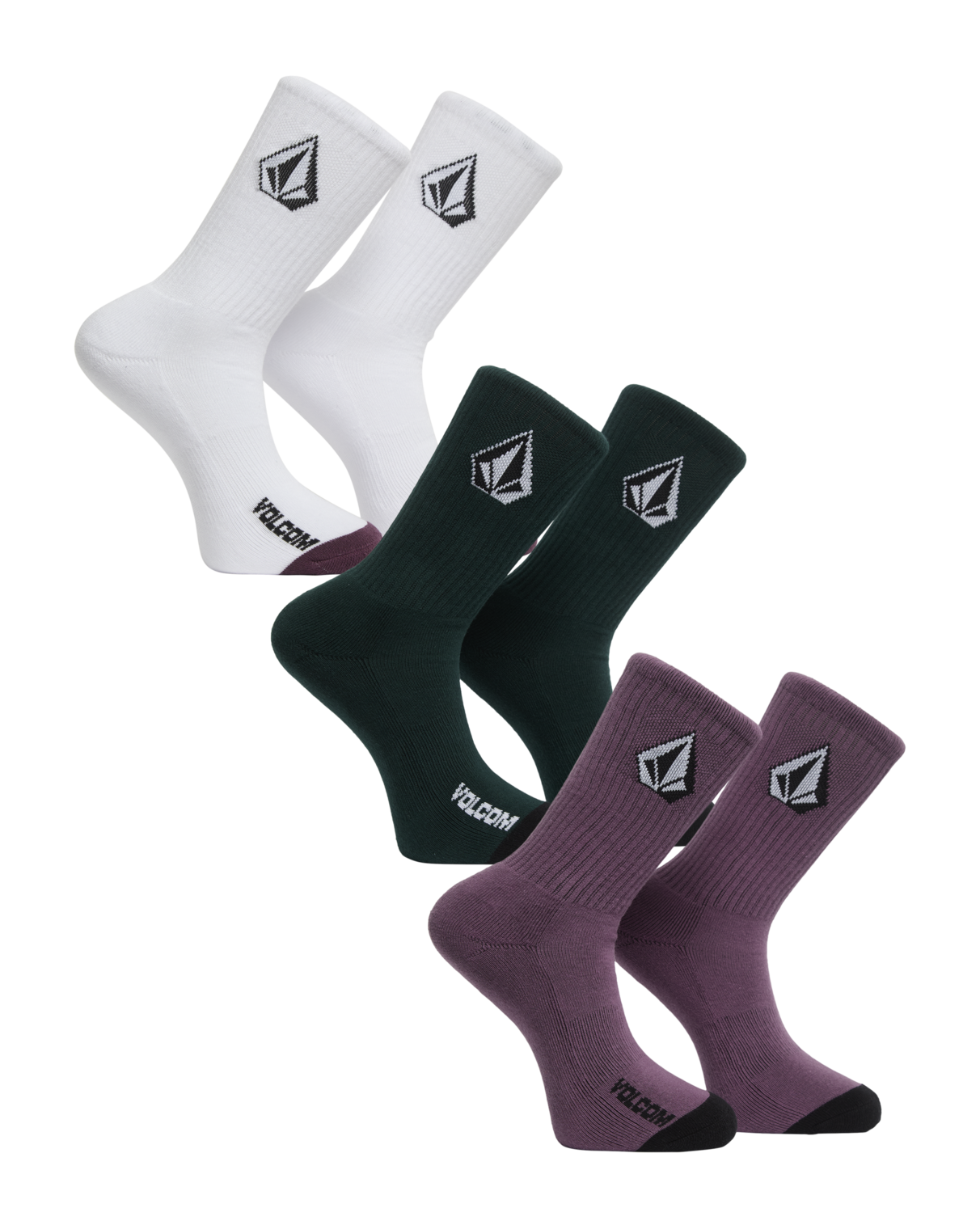 Volcom - Socks - Full Stone Mix 3 - 3 Pack