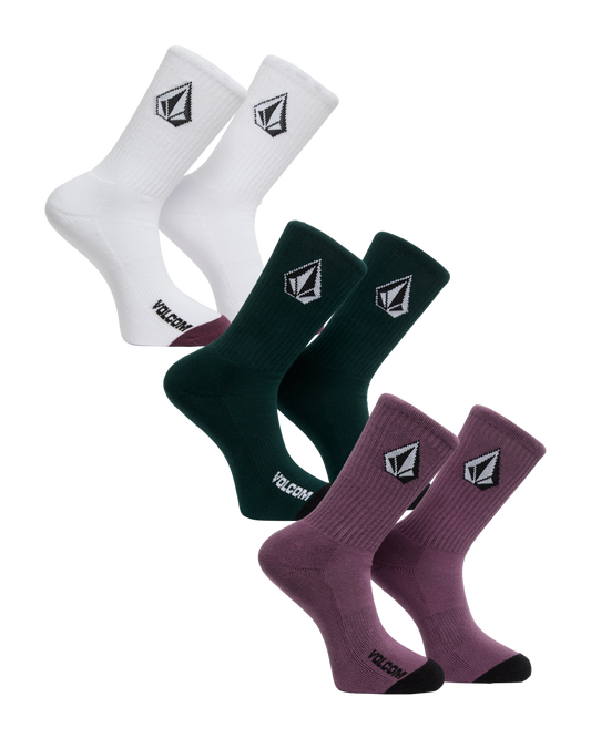 Volcom - Socks - Full Stone Mix 3 - 3 Pack