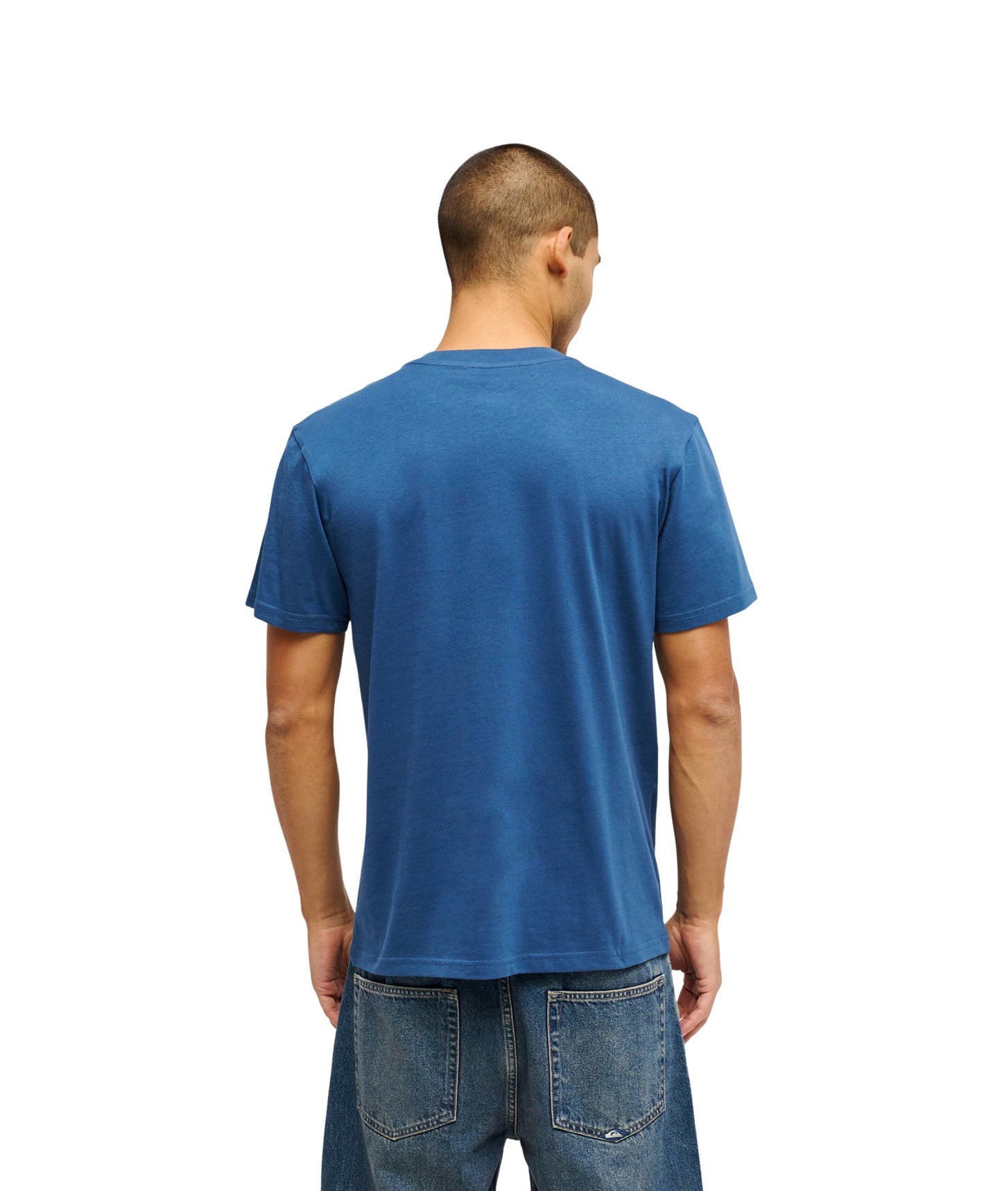 Quiksilver - T-Shirt - EV Mini Logo - Dark Denim Blue