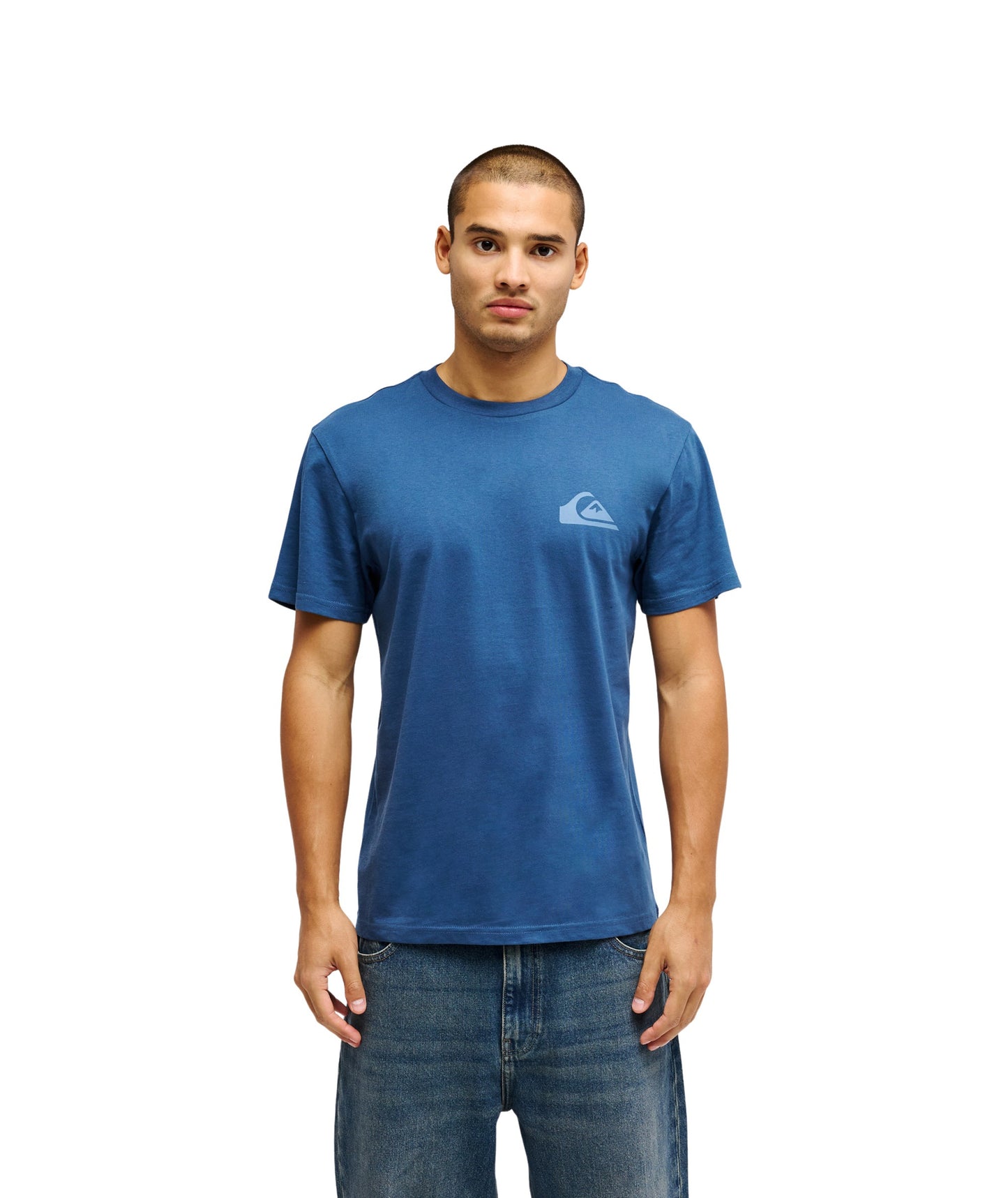 Quiksilver - T-Shirt - EV Mini Logo - Dark Denim Blue