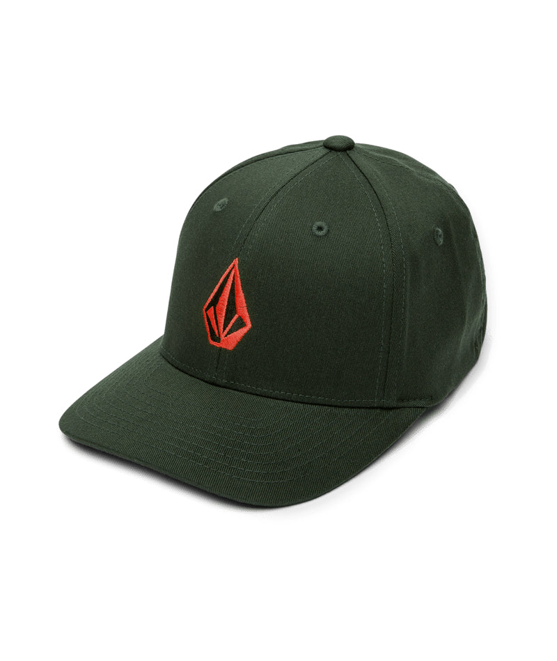 Volcom - Cap - Full Stone Flexfit Hat - Dark Forest - Childrens