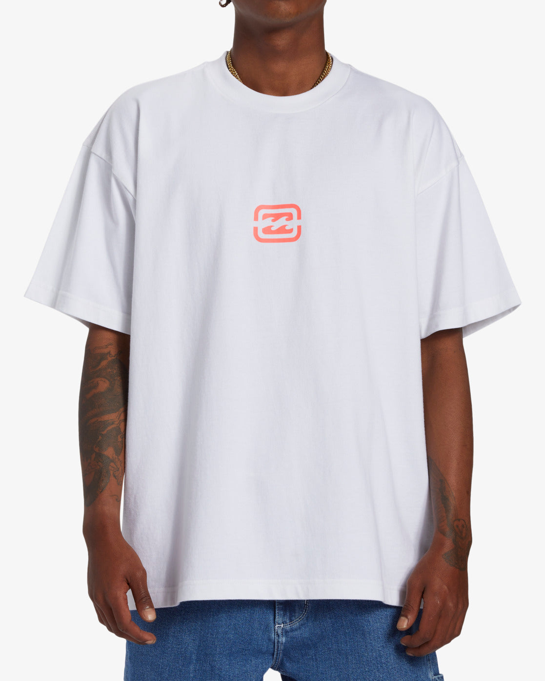 Billabong - T-Shirt - Bracket Wave OG SS - White