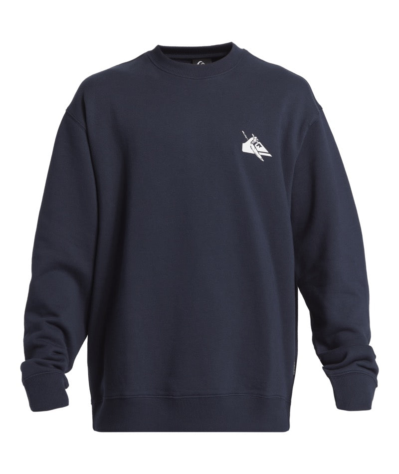 Quiksilver - Sweatshirt - DNA Petroglyph Crew - Dark Navy