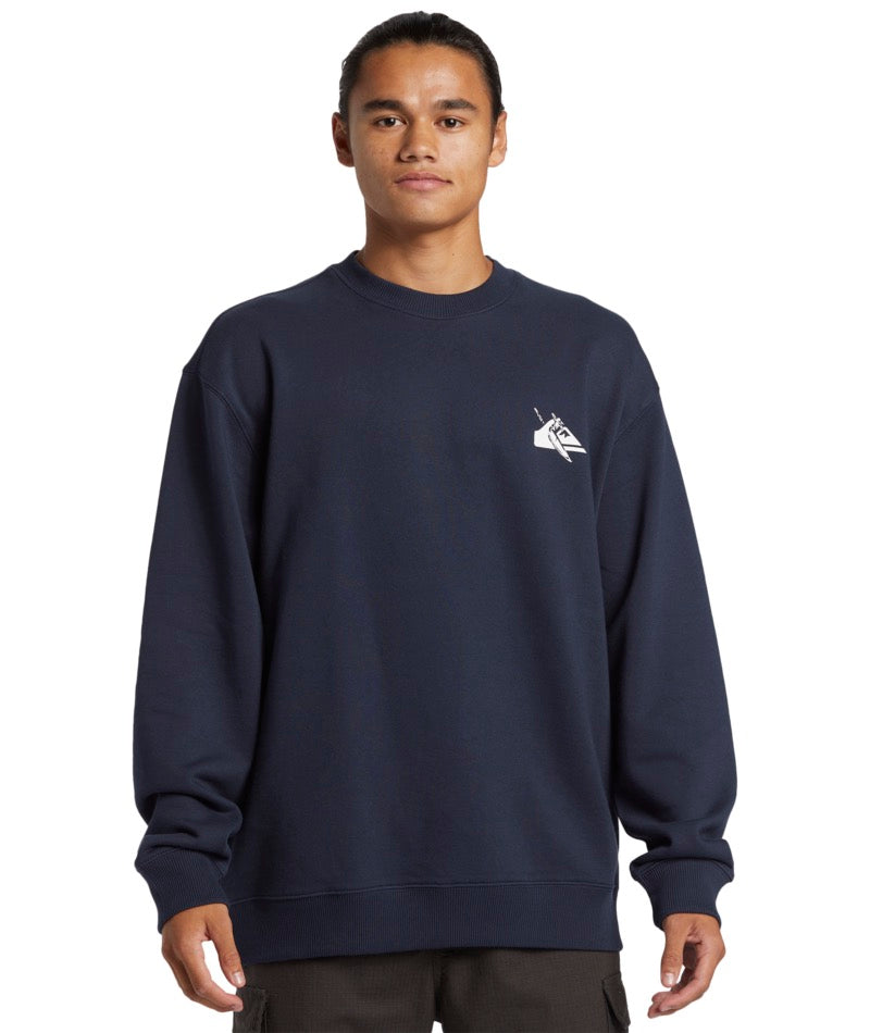 Quiksilver - Sweatshirt - DNA Petroglyph Crew - Dark Navy