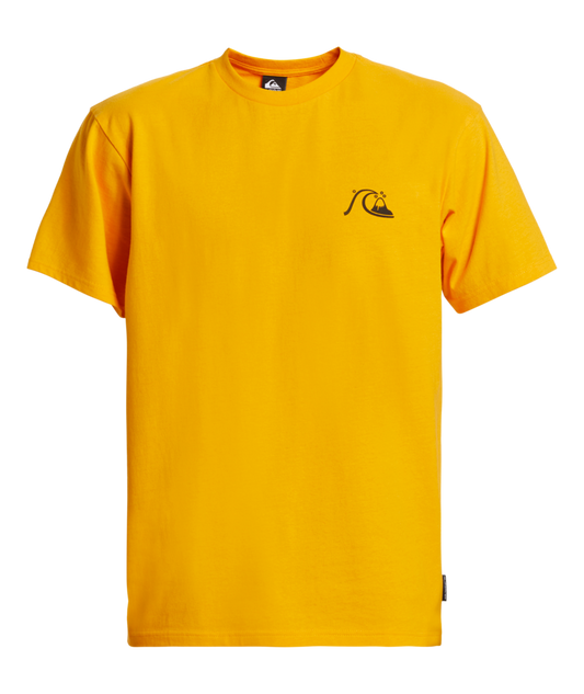 Quiksilver - T-Shirt - Bubble Logo DNA - Yellow