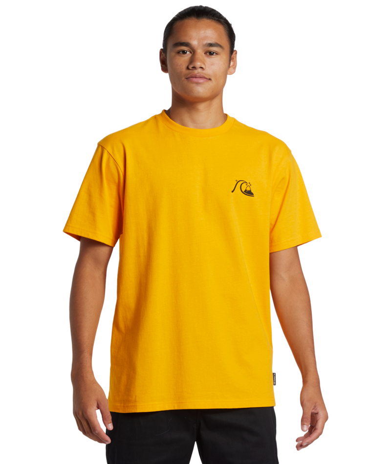 Quiksilver - T-Shirt - Bubble Logo DNA - Yellow