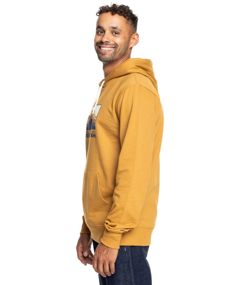 Quiksilver - Hoodie - QS Gradient Mountains - Bone Brown