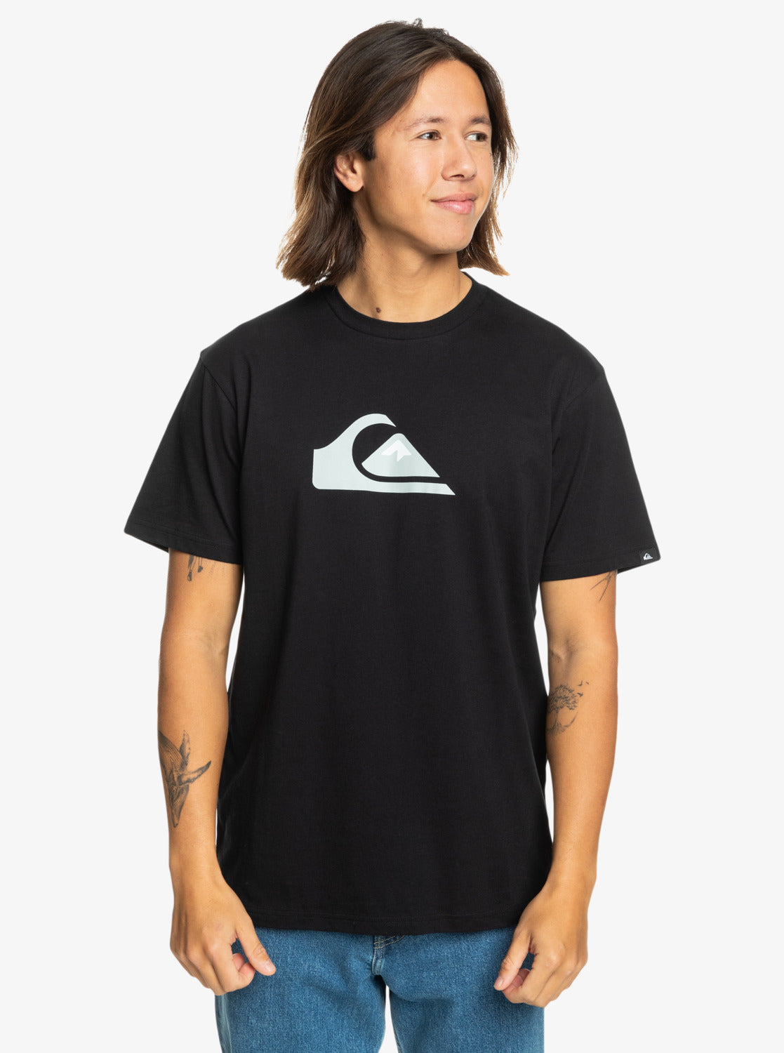 Quiksilver - T-Shirt - Comp Logo - SS - Black