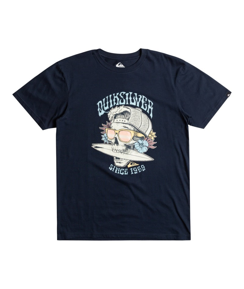 Quiksilver - T-Shirt - QS Skull 69 SS - Navy Blazer