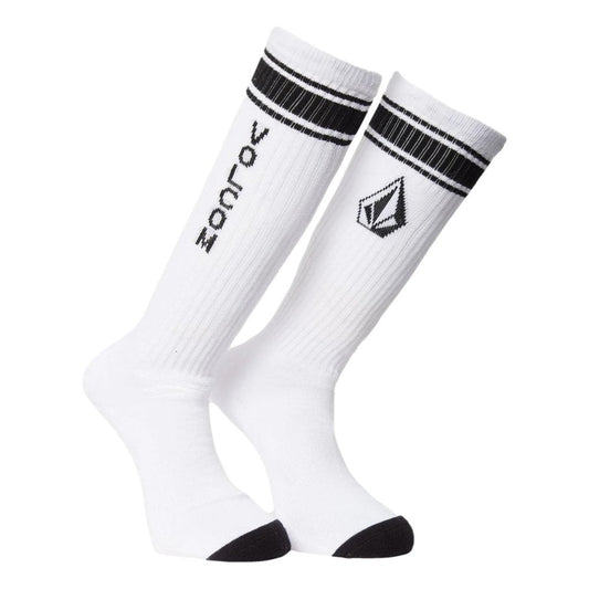 Volcom - Socks - High Stripe - White